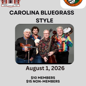 SEBGA Monthly Bluegrass Concert August 1st, 2026