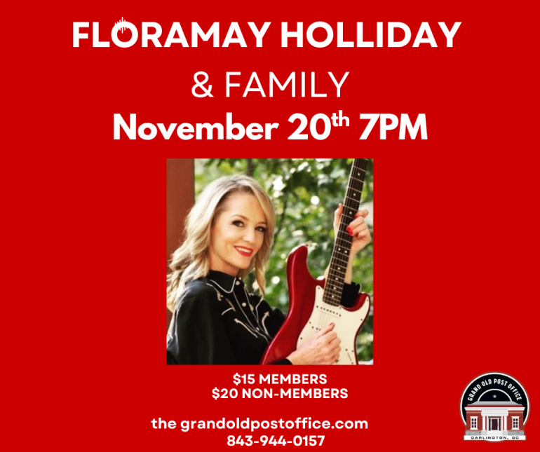 Floramay Holliday November 20th!
