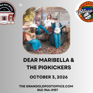SEBGA Monthly Bluegrass Concert October 3rd, 2026