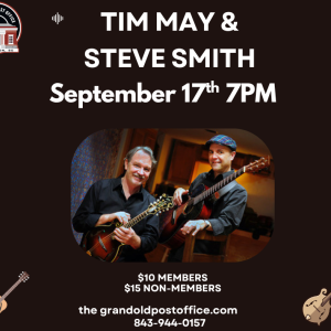 Tim May & Steve Smith September 17, 2026