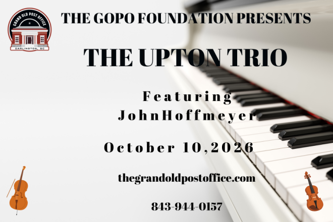  The Upton Trio October 10th! 